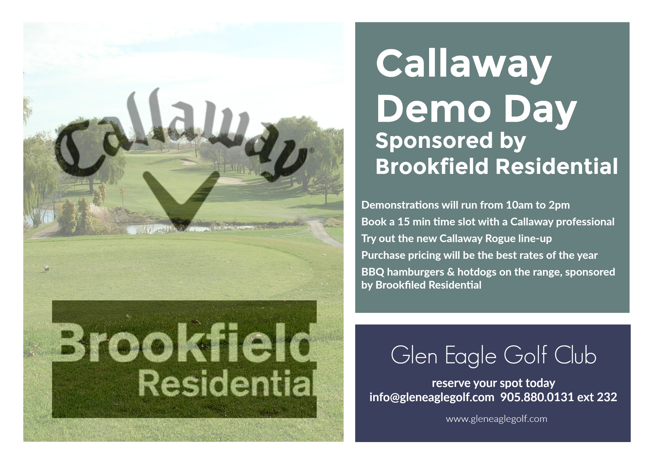 Callaway demo day Glen Eagle Golf Club